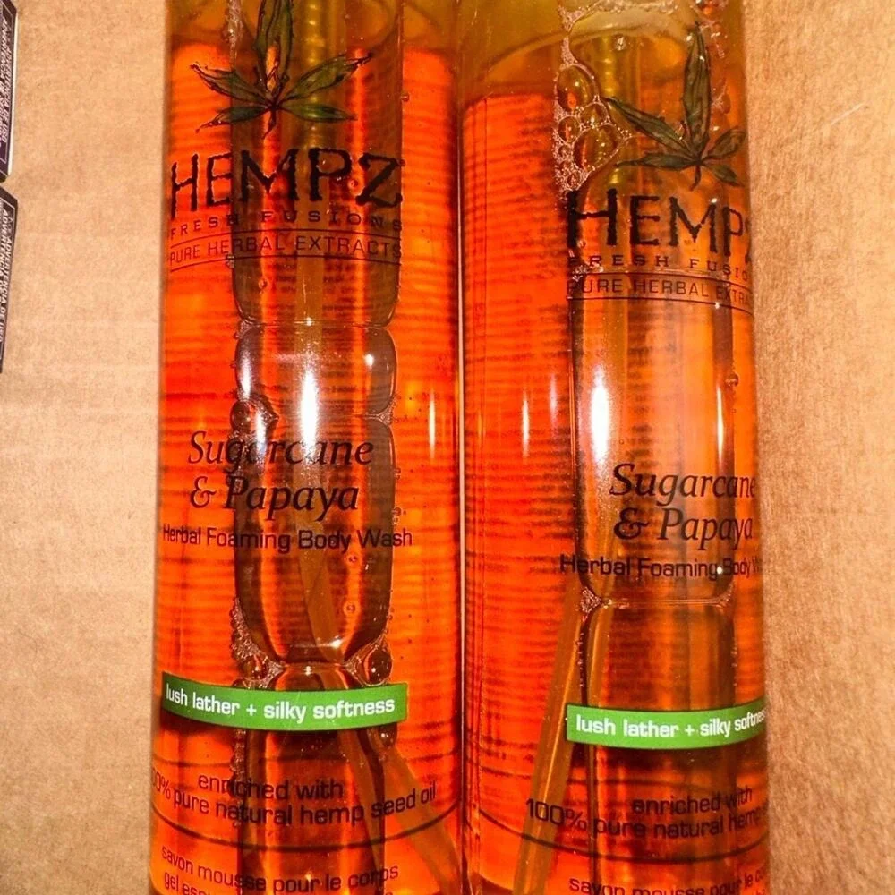 Hempz Herbal Foaming body wash sugarcane and papaya‎